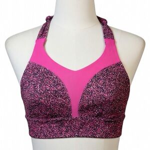 Lululemon Sportsbra Flashback Static Oxygen Bra Sz 8 Racerback